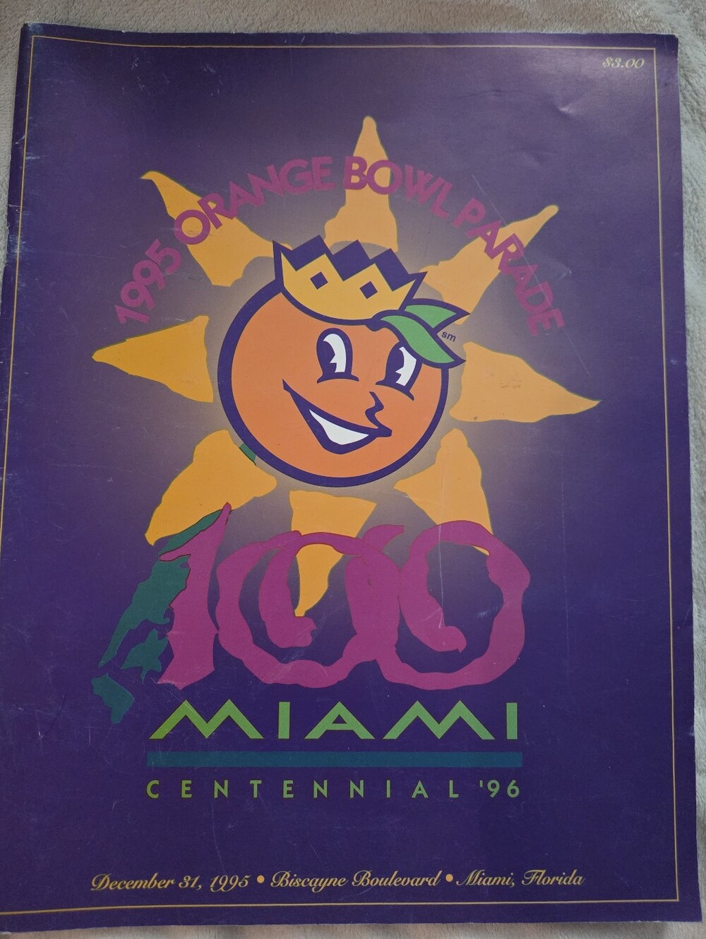 Orange Bowl Parade Miami Centennial 1995 Program